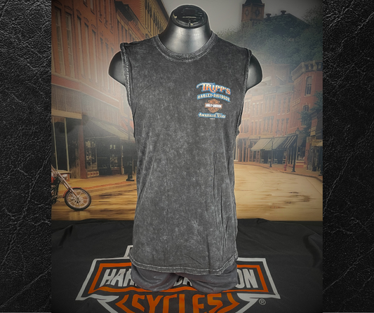 Acid Wash Gunslinger Tripp's H-D Sleeveless Shirt
