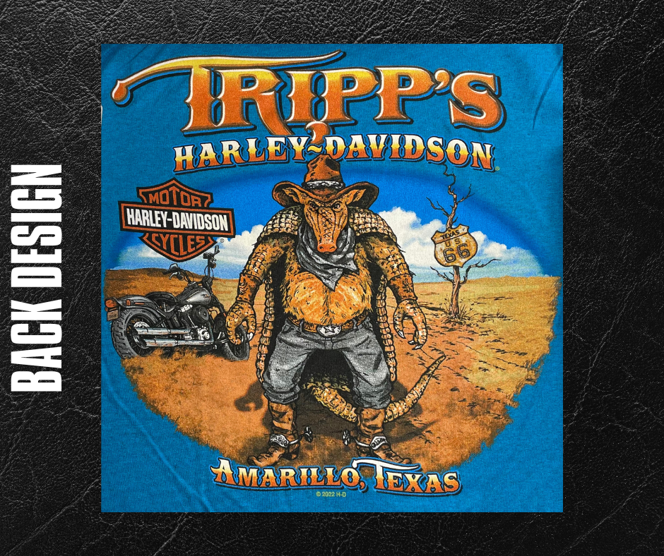 Turquoise Gunslinger Tripp's H-D T-Shirt