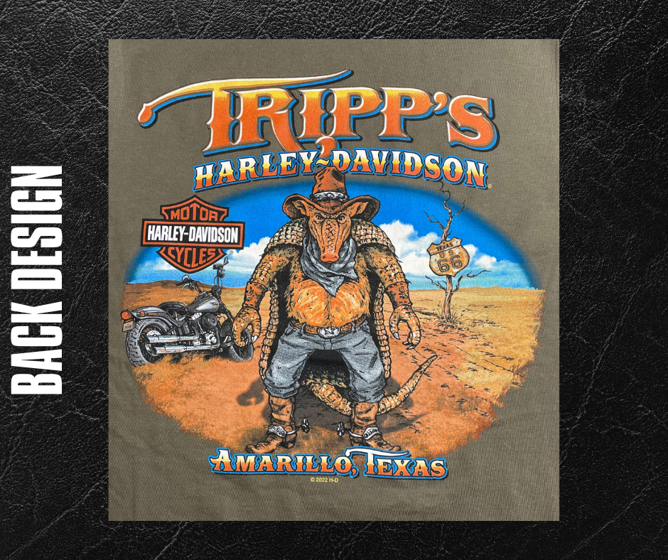 Army Green Gunslinger Tripp's H-D T-Shirt