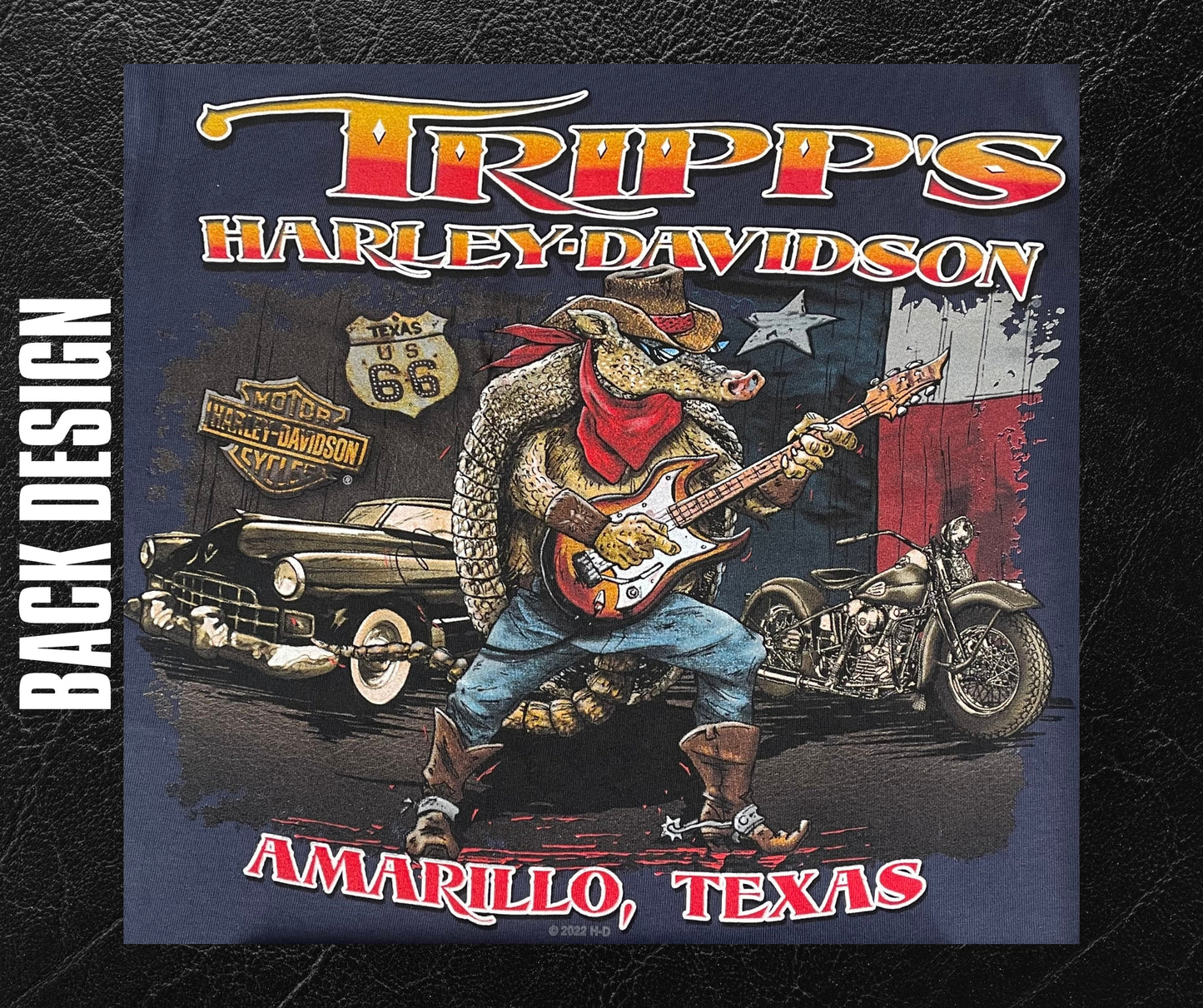 Blue Guitar Tripp's H-D T-Shirt
